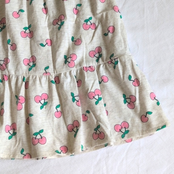 george cherry print tiered sun dress 4T toddler girls - Picture 3 of 5